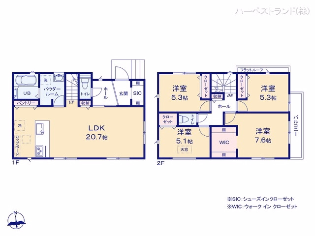 横浜市港北区新吉田東1丁目(戸建)04 間取図