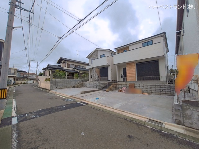 神奈川県座間市緑ケ丘３丁目の新築戸建て外構写真 2026年6月7日撮影