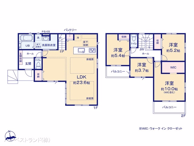 綾瀬市綾西3丁目（戸建）02 間取図