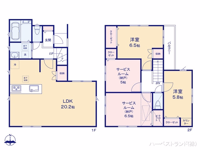座間市相武台2丁目（戸建）01 間取図