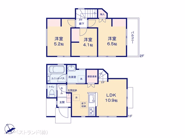 横浜市泉区下和泉3丁目（戸建） 間取図
