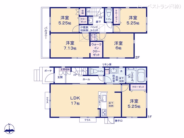 大和市渋谷5丁目（戸建）02 間取図