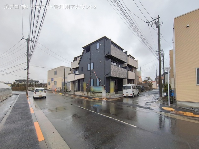 東京都江戸川区鹿骨1丁目の新築戸建て完成写真 2026年2月24日撮影