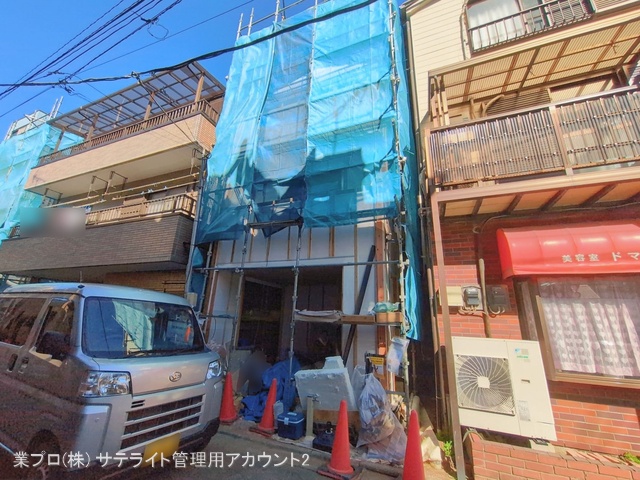 東京都江戸川区下篠崎町の新築戸建てシート写真 2026年2月18日撮影