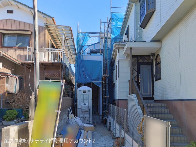 東京都江戸川区大杉４丁目の新築戸建てシート写真 2026年2月2日撮影