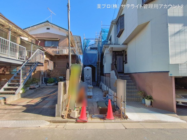 東京都江戸川区大杉４丁目の新築戸建てシート写真 2026年2月2日撮影