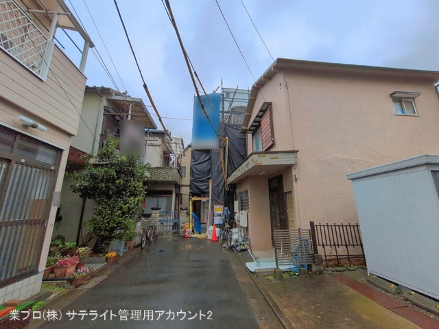 東京都江戸川区中葛西２丁目の新築戸建てシート写真 2026年3月25日撮影