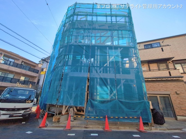 東京都江戸川区平井６丁目の新築戸建て上棟写真 2026年2月4日撮影