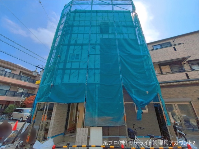 東京都江戸川区平井６丁目の新築戸建てシート写真 2026年3月29日撮影