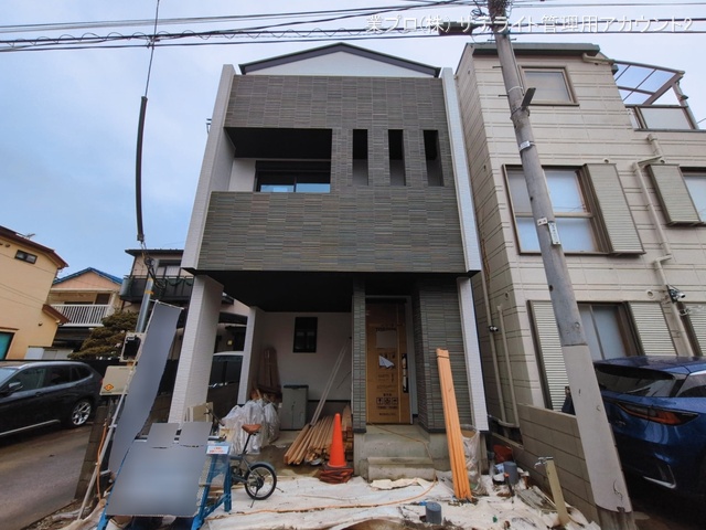 東京都江戸川区北小岩４丁目の新築戸建て外構写真 2026年3月3日撮影