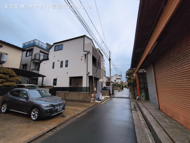 東京都江戸川区北小岩４丁目の新築戸建て外構写真 2026年3月3日撮影