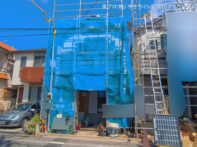 東京都江戸川区北小岩７丁目の新築戸建てシート写真 2026年4月15日撮影