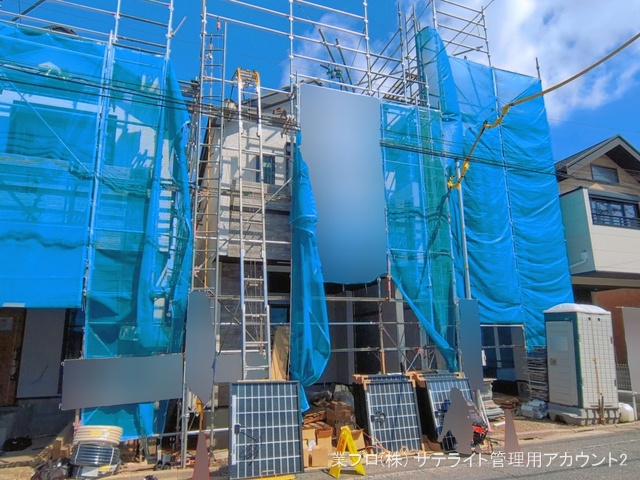 東京都江戸川区北小岩７丁目の新築戸建てシート写真 2026年4月15日撮影