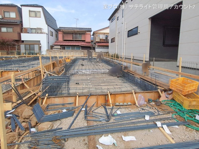 東京都江戸川区北小岩7丁目の新築戸建て基礎写真 2026年2月19日撮影