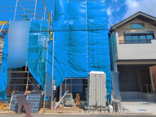 東京都江戸川区北小岩７丁目の新築戸建てシート写真 2026年4月15日撮影