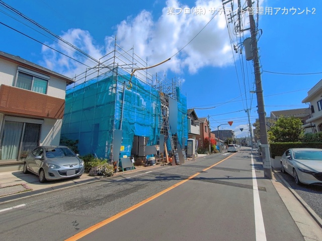 東京都江戸川区北小岩７丁目の新築戸建てシート写真 2026年4月15日撮影