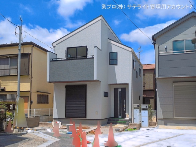 東京都江戸川区大杉2丁目の新築戸建て外構写真 2026年6月5日撮影