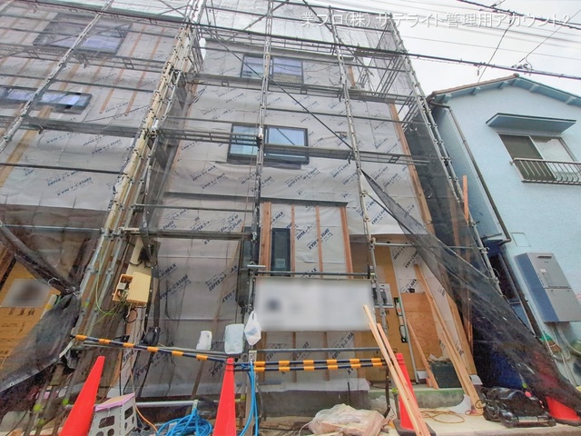 東京都江東区大島７丁目の新築戸建てシート写真 2026年1月27日撮影