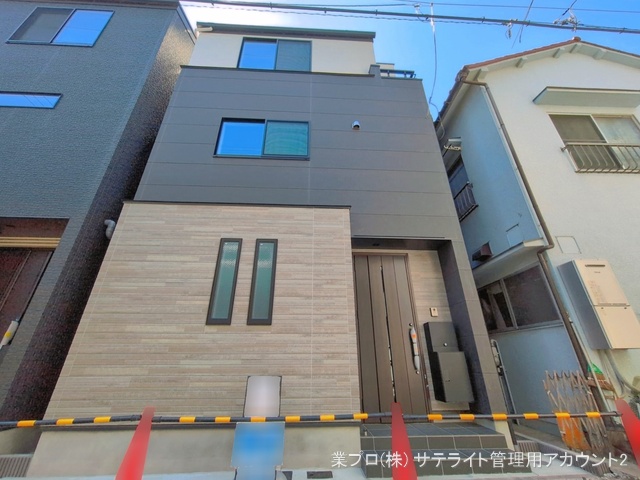 東京都江東区大島７丁目の新築戸建て外構写真 2026年4月7日撮影