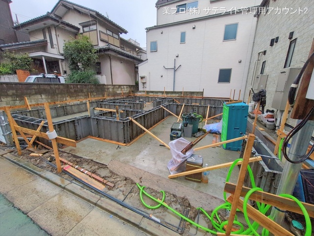 東京都江戸川区南小岩１丁目の新築戸建て基礎写真 2026年2月24日撮影