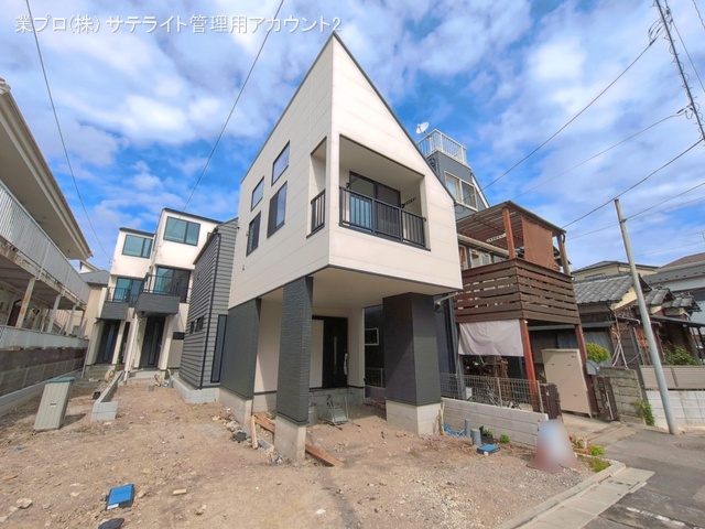 東京都江戸川区江戸川３丁目の新築戸建て外構写真 2026年4月14日撮影