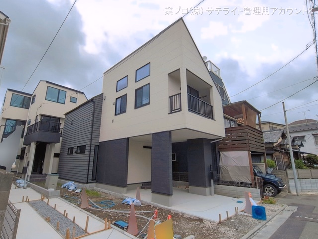 東京都江戸川区江戸川３丁目の新築戸建て外構写真 2026年6月4日撮影