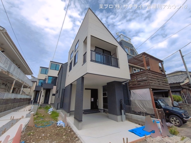東京都江戸川区江戸川３丁目の新築戸建て外構写真 2026年6月21日撮影