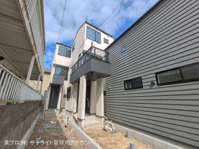 東京都江戸川区江戸川３丁目の新築戸建て外構写真 2026年4月14日撮影