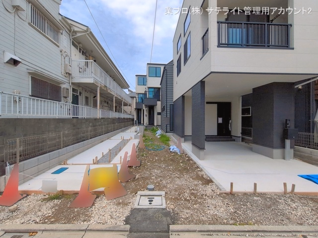 東京都江戸川区江戸川３丁目の新築戸建て外構写真 2026年6月21日撮影