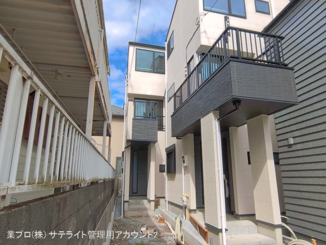 東京都江戸川区江戸川３丁目の新築戸建て外構写真 2026年4月14日撮影