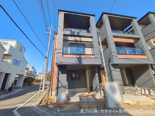 東京都江戸川区上篠崎２丁目の新築戸建て外構写真 2026年2月8日撮影