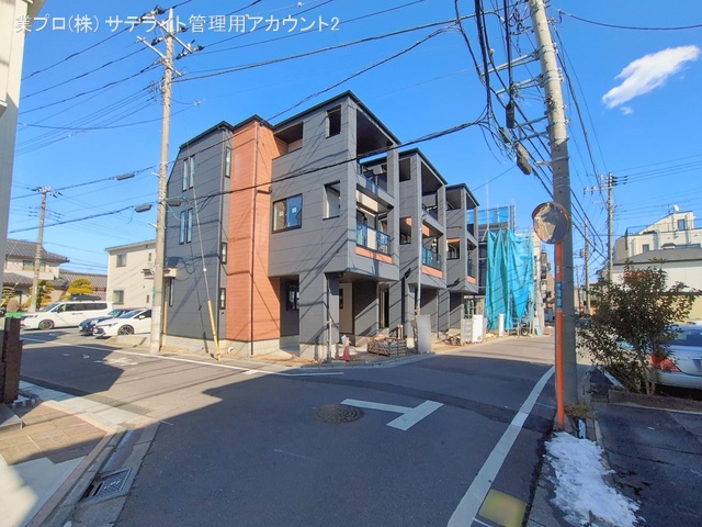 東京都江戸川区上篠崎２丁目の新築戸建て外構写真 2026年2月8日撮影