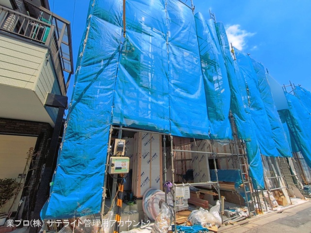 東京都江戸川区南篠崎町１丁目の新築戸建てシート写真 2026年4月15日撮影