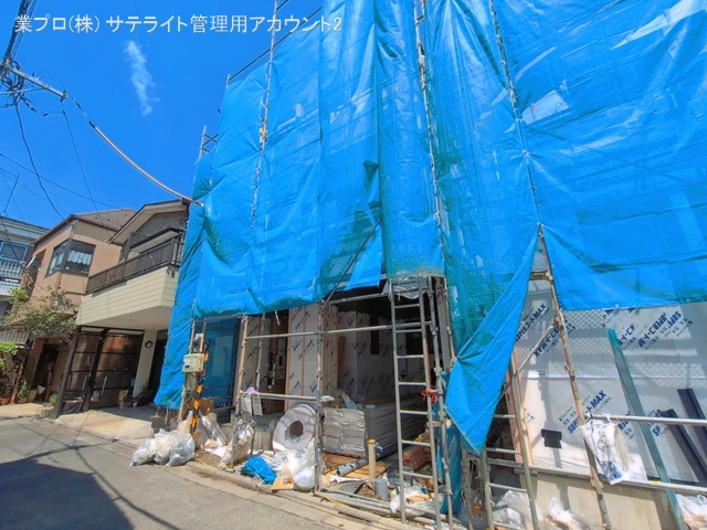 東京都江戸川区南篠崎町１丁目の新築戸建てシート写真 2026年4月15日撮影