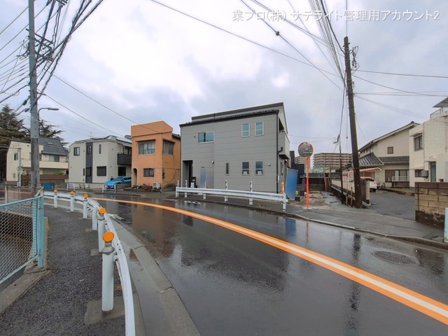 東京都江戸川区江戸川５丁目の新築戸建て外構写真 2026年3月25日撮影