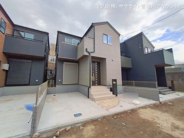 東京都江戸川区江戸川５丁目の新築戸建て外構写真 2026年2月12日撮影