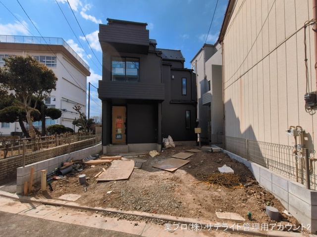 東京都江戸川区鹿骨5丁目の新築戸建て外構写真 2026年3月17日撮影