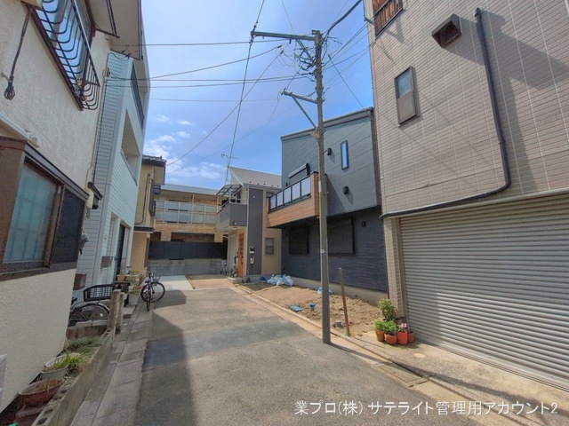 東京都江戸川区西篠崎1丁目の新築戸建て外構写真 2026年4月8日撮影