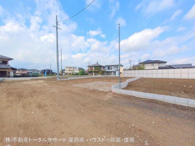 愛知県愛西市草平町六下の新築戸建て更地・土地写真 2025年9月30日撮影