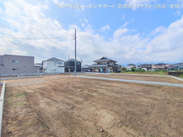 愛知県愛西市草平町六下の新築戸建て更地・土地写真 2025年9月30日撮影