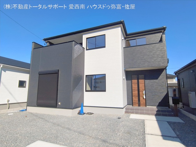 愛知県愛西市草平町六下の新築戸建て完成写真 2026年2月18日撮影