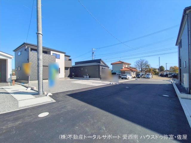 愛知県愛西市草平町六下の新築戸建て完成写真 2026年2月18日撮影