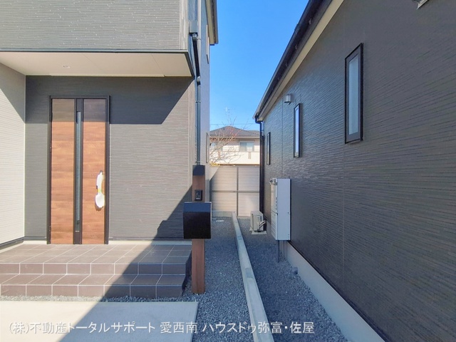 愛知県愛西市草平町六下の新築戸建て完成写真 2026年2月18日撮影