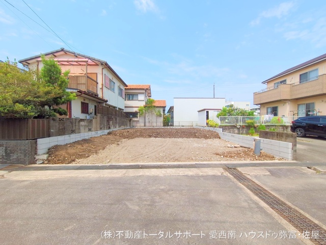 愛知県津島市唐臼町油田の新築戸建て更地・土地写真 2025年7月7日撮影