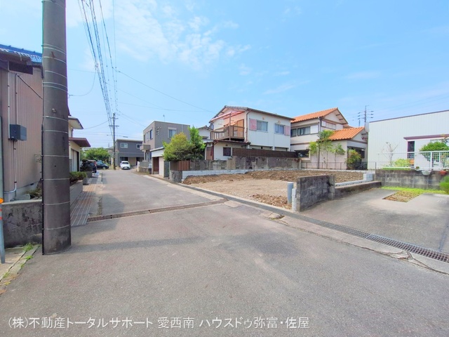 愛知県津島市唐臼町油田の新築戸建て更地・土地写真 2025年7月7日撮影