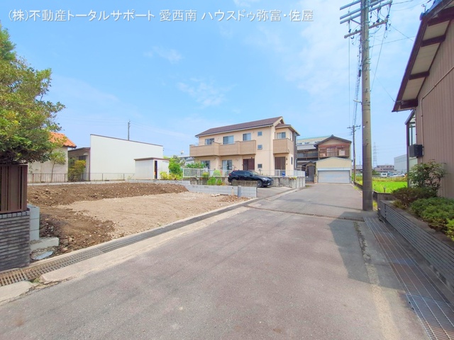 愛知県津島市唐臼町油田の新築戸建て更地・土地写真 2025年7月7日撮影