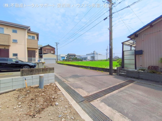 愛知県津島市唐臼町油田の新築戸建て更地・土地写真 2025年7月7日撮影