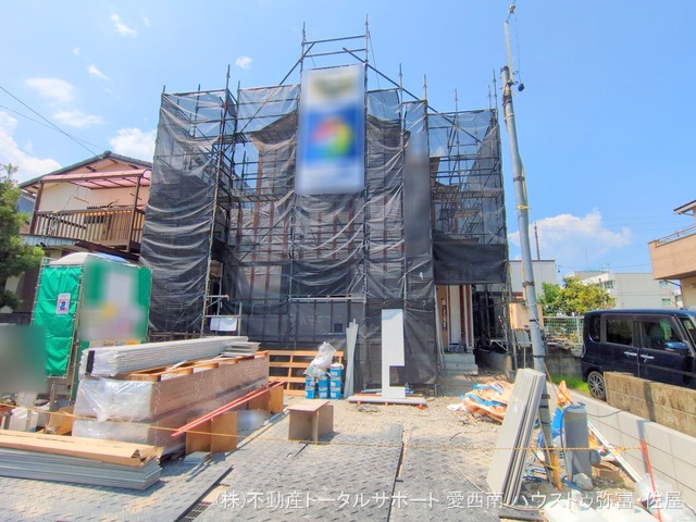 愛知県津島市唐臼町油田の新築戸建てシート写真 2025年8月20日撮影