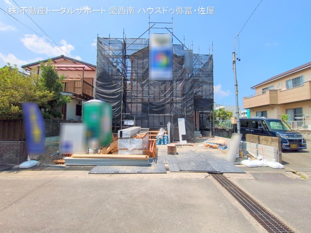 愛知県津島市唐臼町油田の新築戸建てシート写真 2025年8月20日撮影