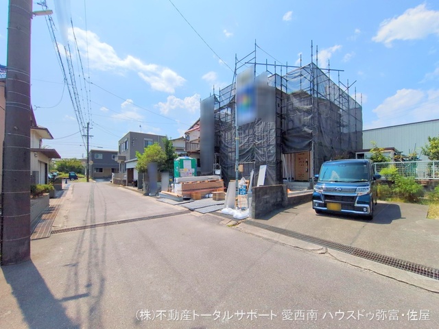 愛知県津島市唐臼町油田の新築戸建てシート写真 2025年8月20日撮影